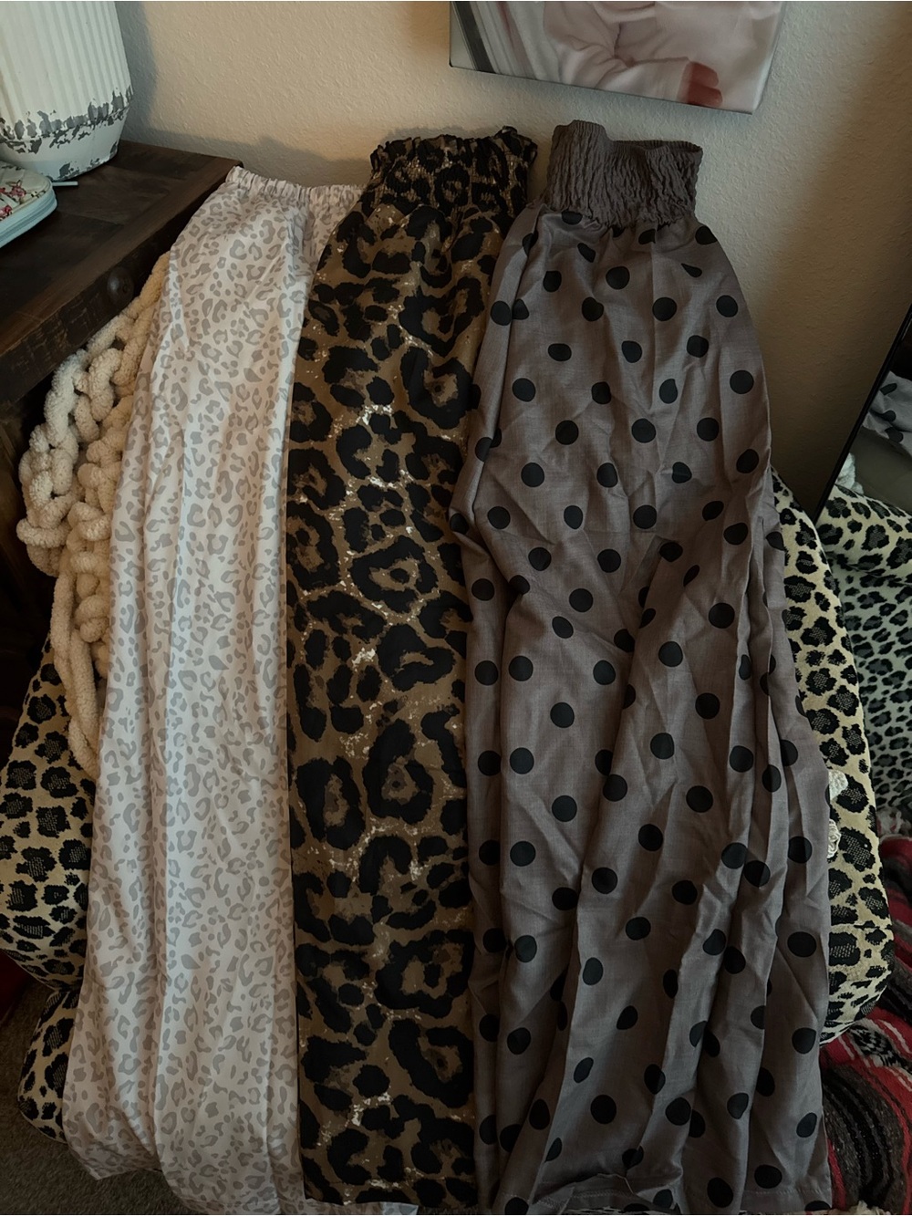 Women’s Polka Dot and Animal Print pants